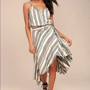 O’Neill x Natalie Off Duty Savi striped skirt set